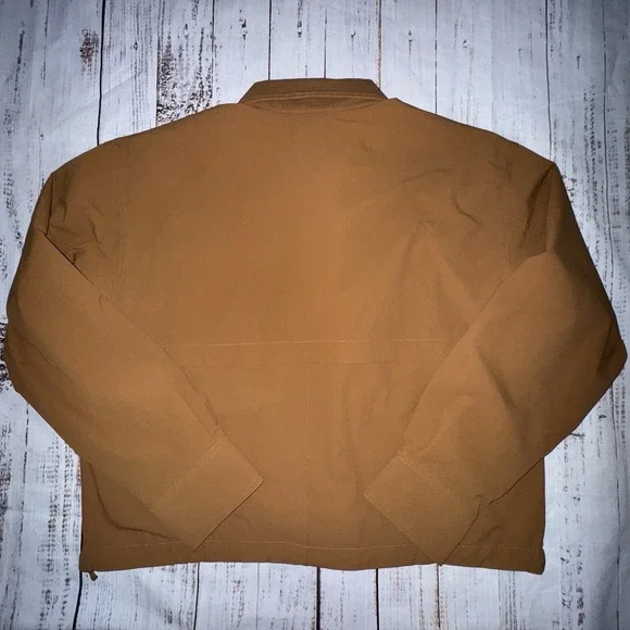Halfdays Nan Field Jacket Medium Womens Nuthatch Brown Utility NWT $145 - Picture 6 of 6